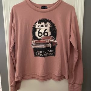 Route 66 graphic long sleeve
